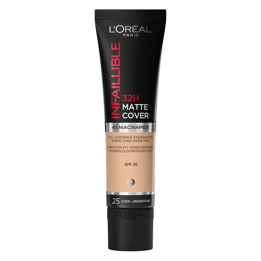 L'Oréal Paris Infaillible 32H Matte Cover Foundation 25 Cool Undertone 30ml