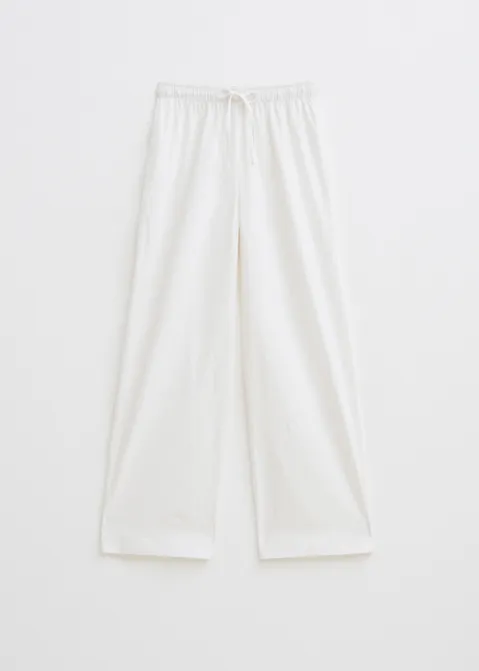 Linnen broek wit (WIT)