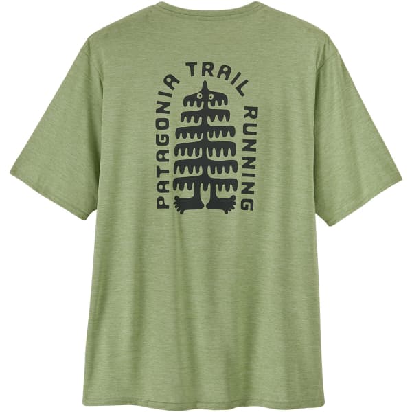 T-shirt randonnée PATAGONIA M'S CAP COOL DAILY GRAPHIC SHIRT - LANDS TREE TROTTER: SALVIA GREEN X-DYE TREE TROTTER: SALVIA GREEN X-DYE