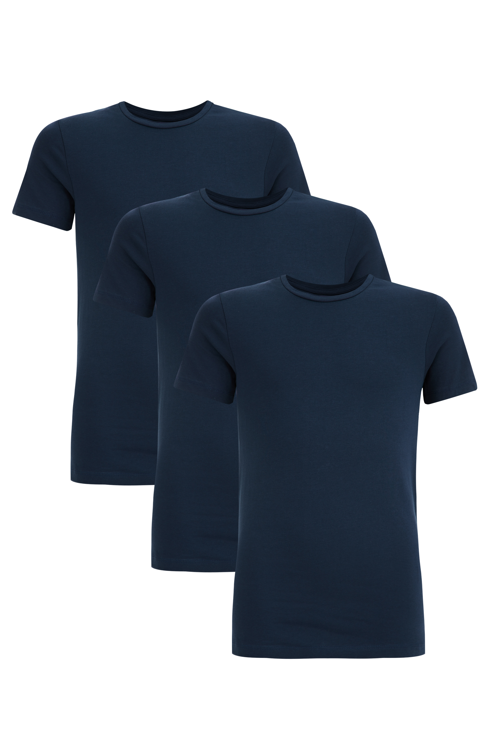 Jongens T-shirt, 3-pack WE Fashion Donkerblauw