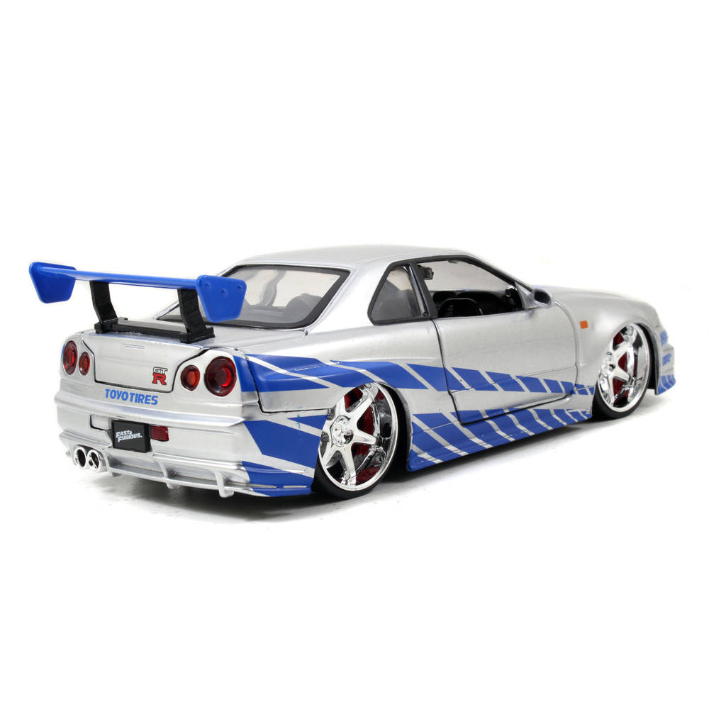 Jada Fast and Furious Brians 2002 Nissan Skyline GT-R R34 - 1:24