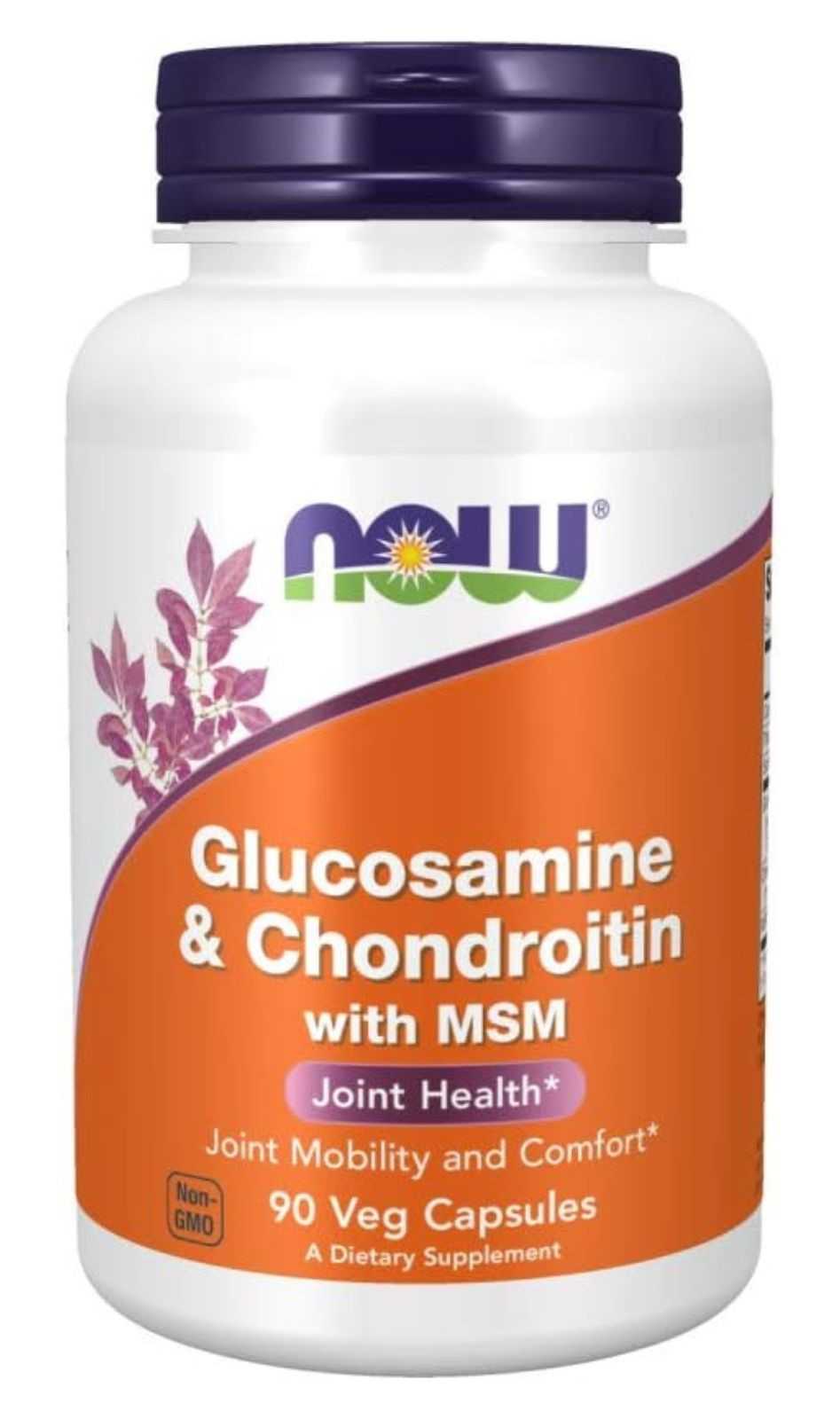 NOW Foods Glucosamina e Condroitina com MSM 90 cápsulas