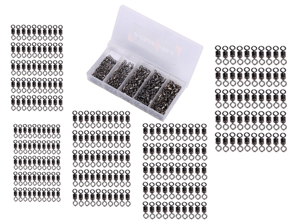 Boîte d'émerillons Fish4All Rolling Swivel Box (250pcs)
