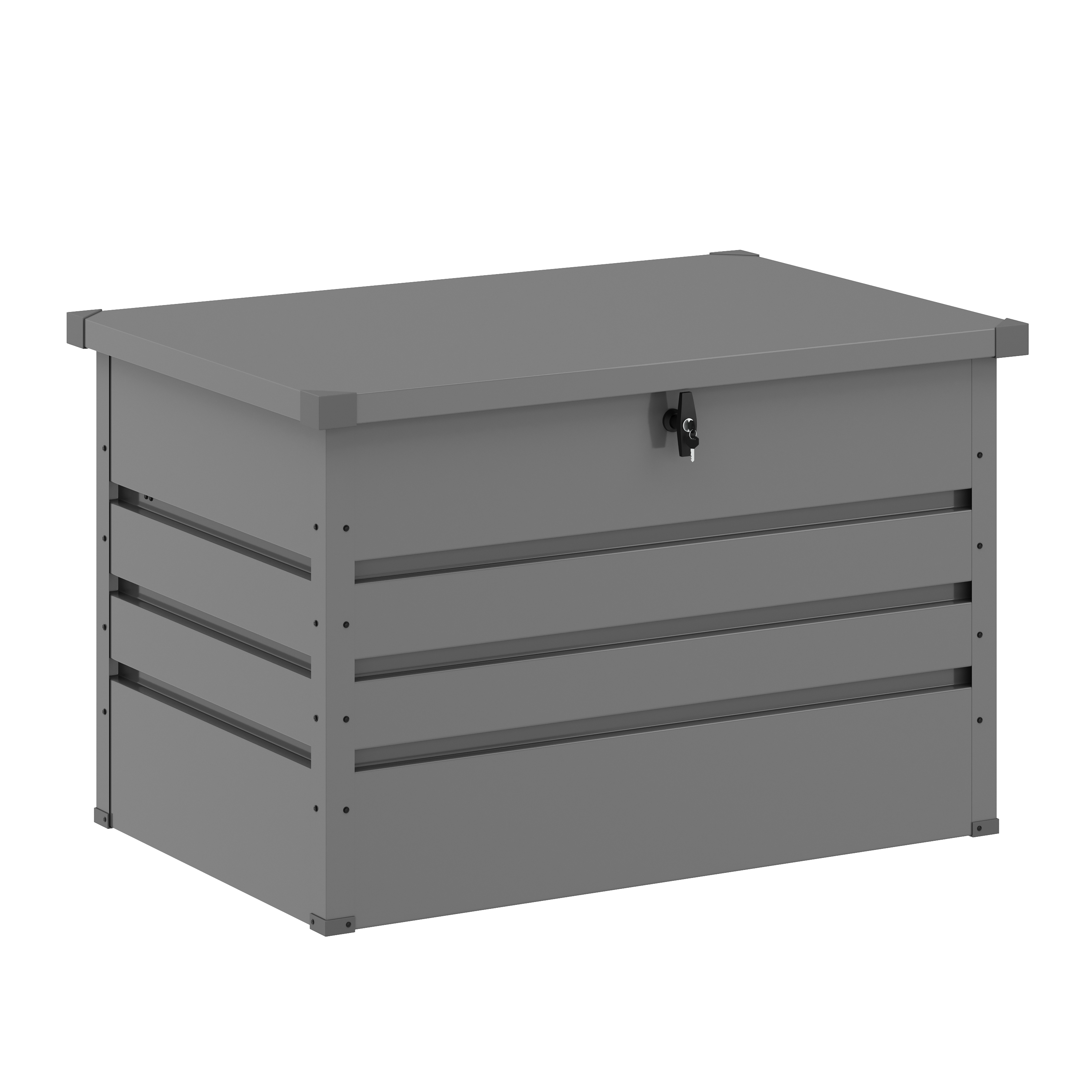Gartenbox wasserdicht MONACO 100 x 62 x 64 cm 300L grau
