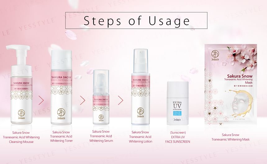 JOURDENESS - Sakura Snow Tranexaminezuur Whitening Mask