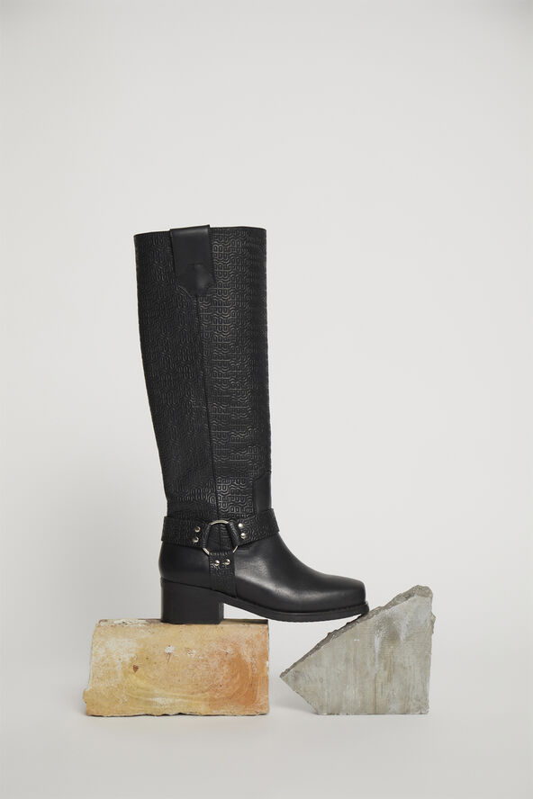 MUNTHE TOTOR Leather Boots Black