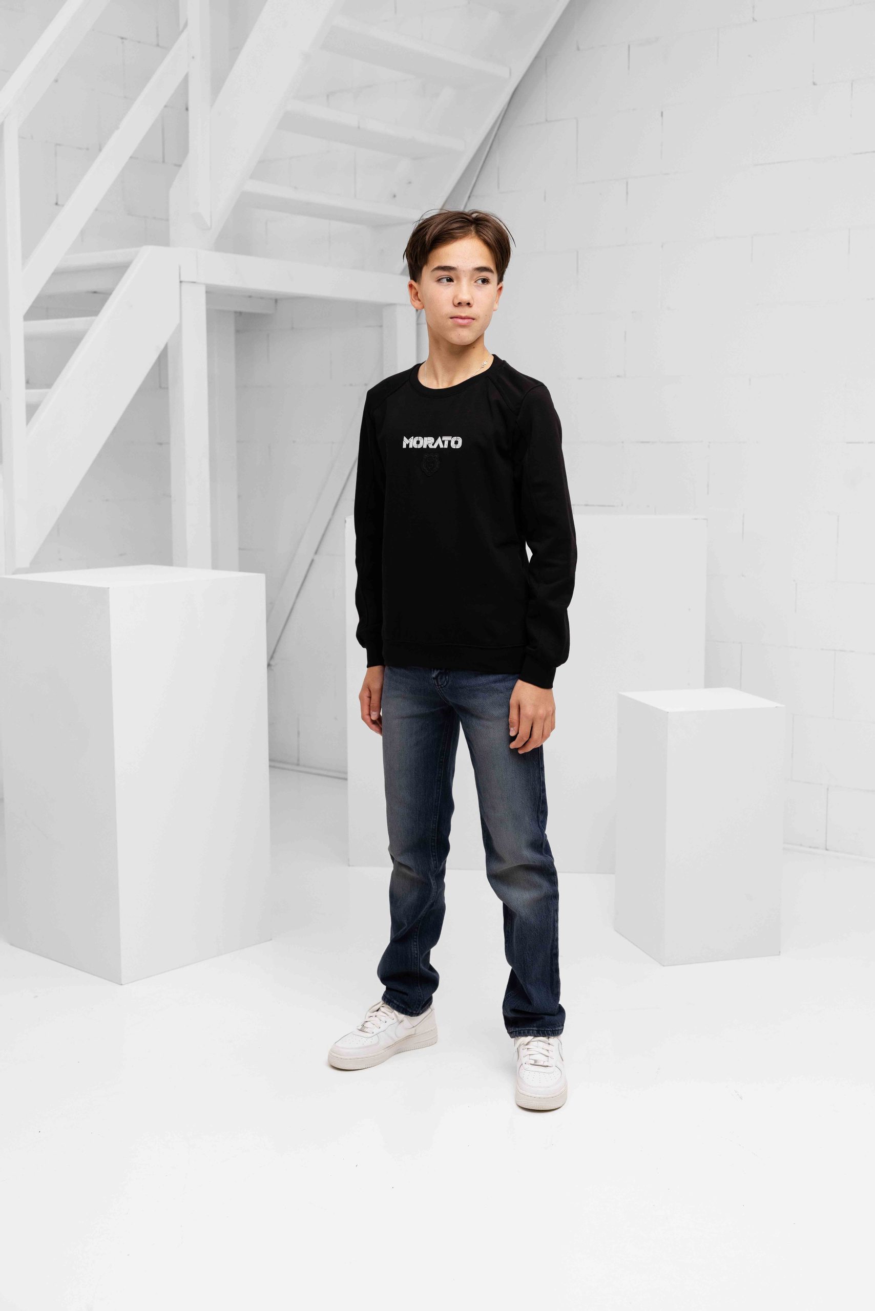 Antony Morato Stuttgart Sweater Kids Zwart