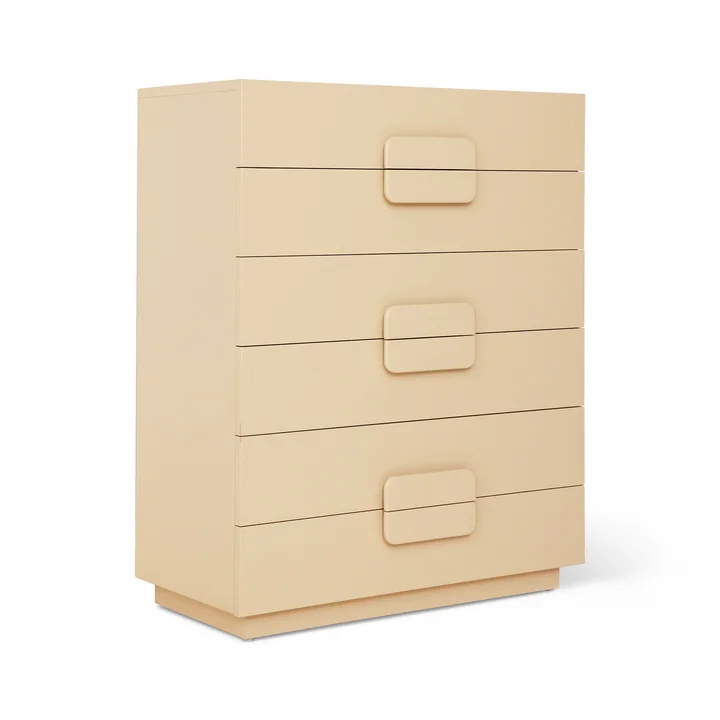 HKliving - Spacious Kommode, B 80 x H 98 cm, cream