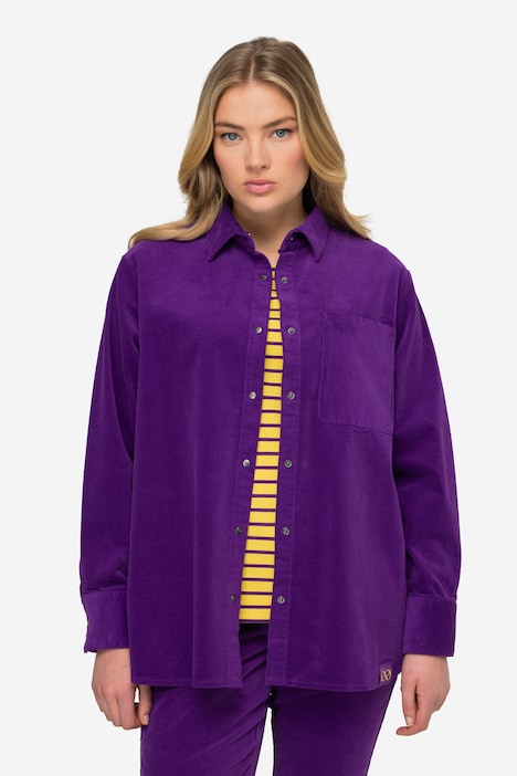 Cord Hemdbluse, Langarm