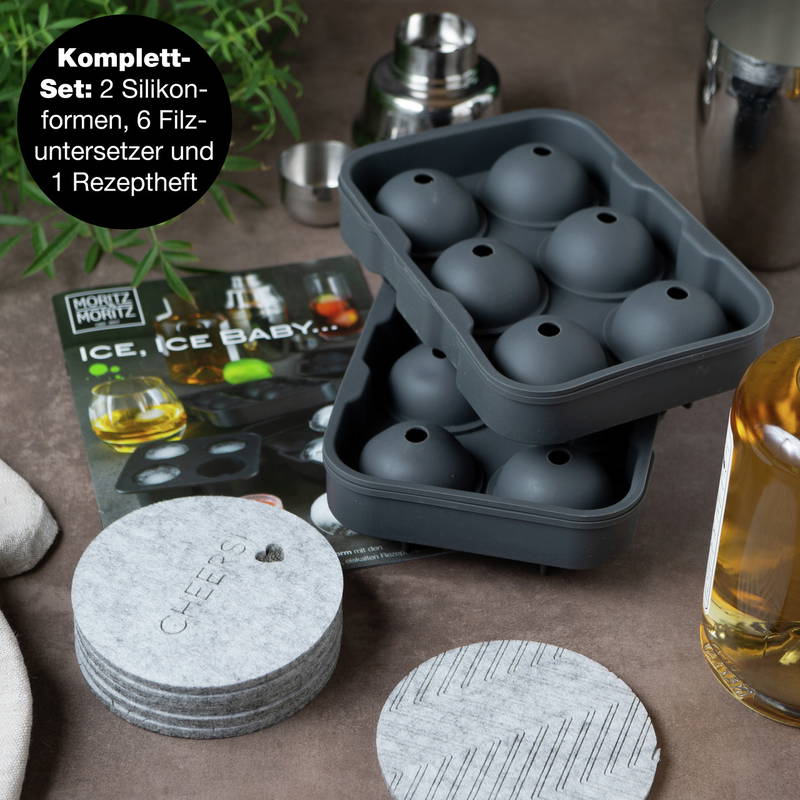 Moritz & Moritz Eiswürfelform rund  2 er Set