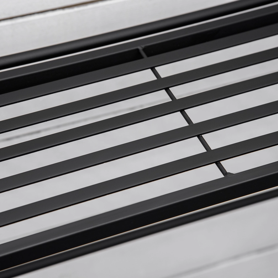 Outsunny Pflanzenständer mit erhöhtem Design schwarz