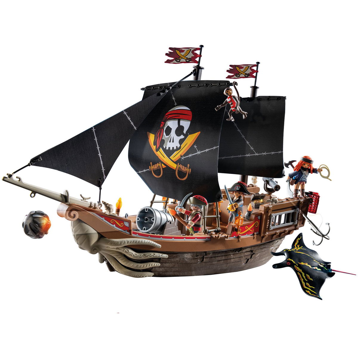 PLAYMOBILPLAYMOBIL   Pirates 71530 Grosses Piratenschiff