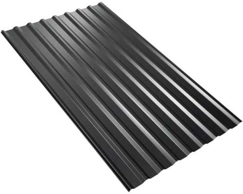 PRECIT trapeziumvormige dakbaan met anticondensvlies W20LV Diepzwart RAL 9005 Vaste breedte 1135 mm x dikte 0,5 mm (verkocht per meter van 150 tot max. 900 cm)