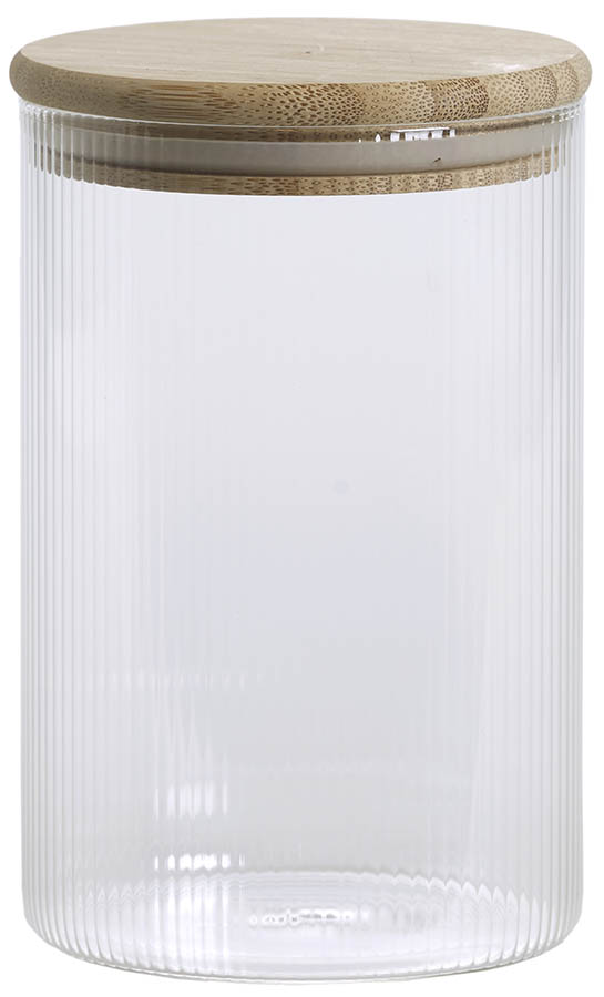 Rill glasskrukke med lokk 16 cm