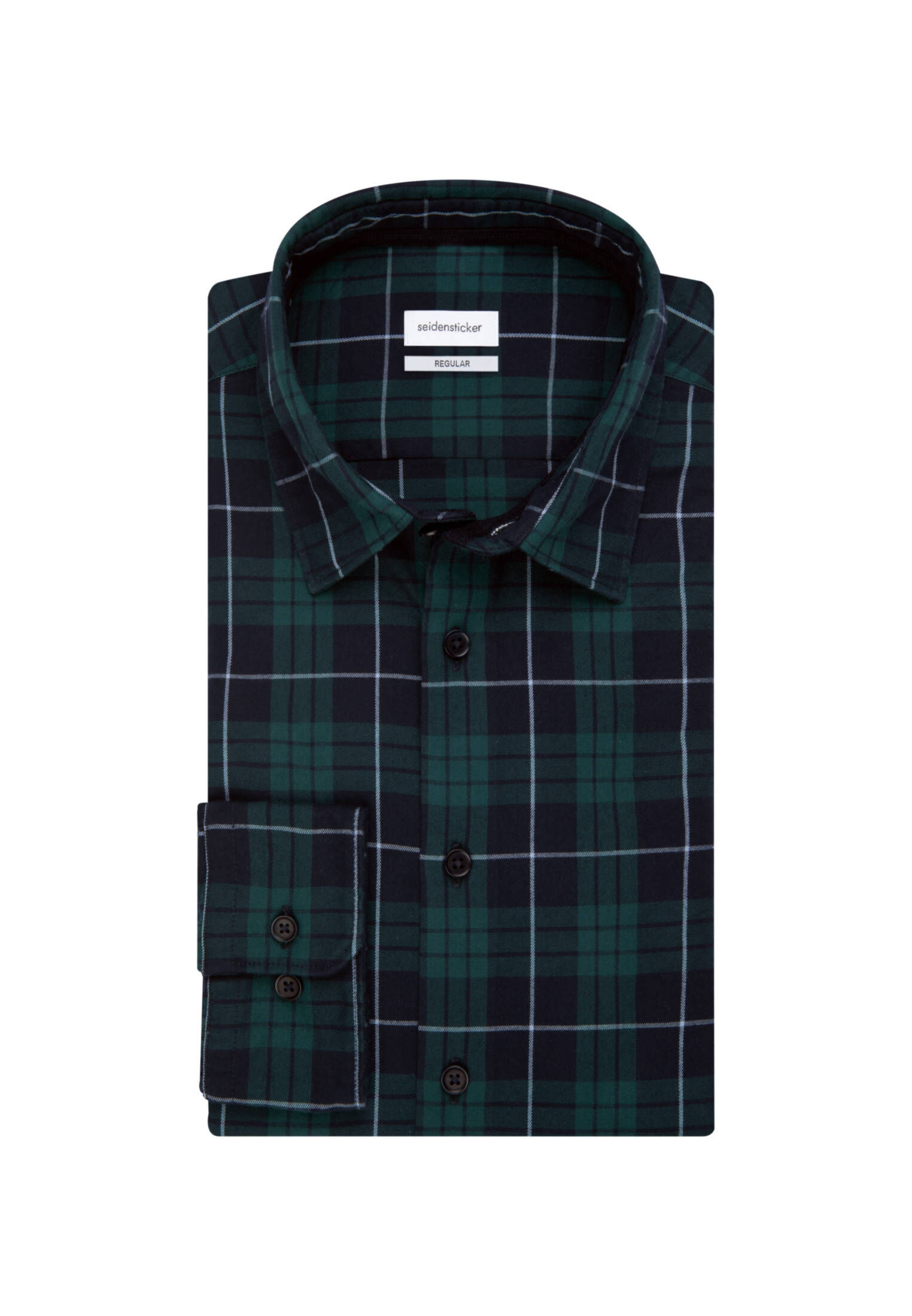 Seidensticker| Herren Casual Hemd Schwarze Rose