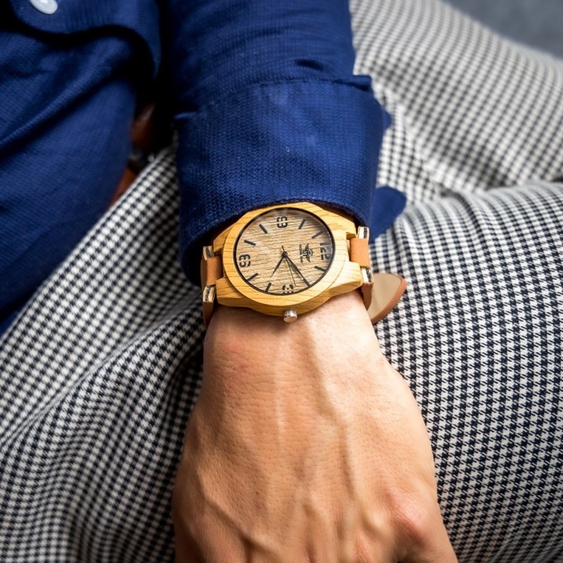 Montre Homme CHTIME bracelet Cuir Marron