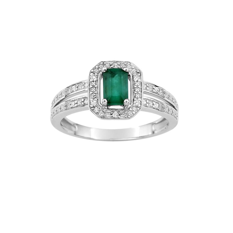 Bague femme - Emeraude - Or 18 Carats