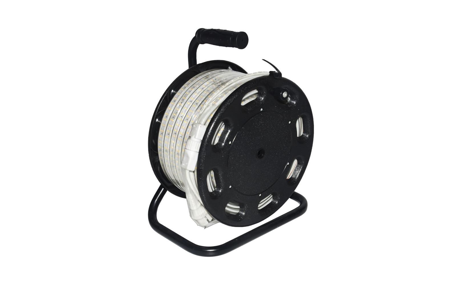 LED Schlauch Kabelrolle 15 m / IP 55<br>Für die Bauindustrie entwickelt