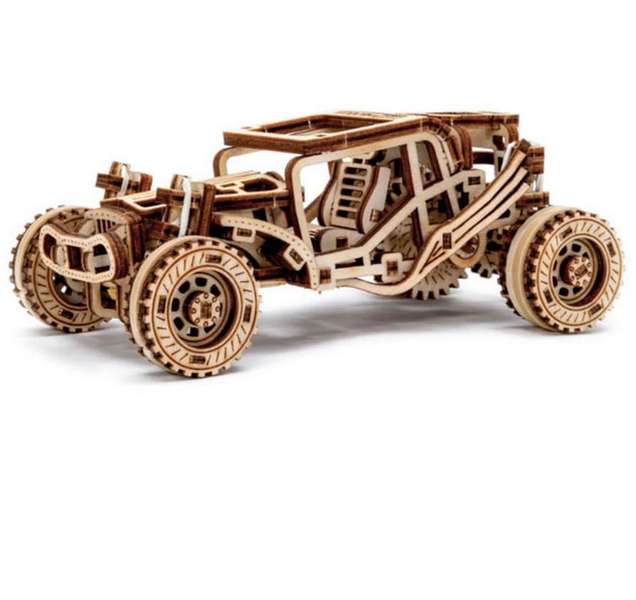 Tiny Adventures – Buggy HolzbausatzDynamisches Modellauto für mehr Abenteuer