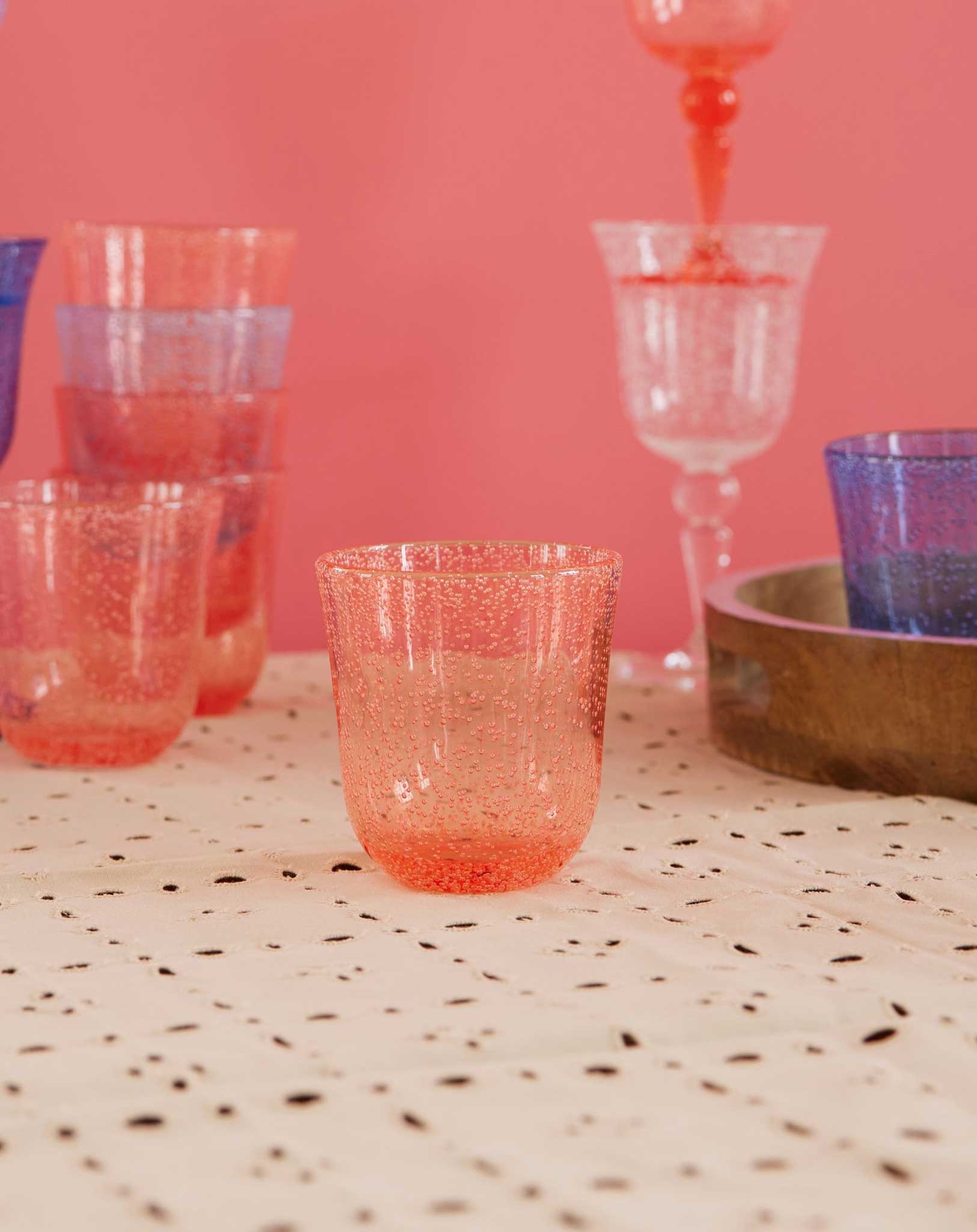 Acryl-Trinkbecher BUBBLES (410ml) in peach