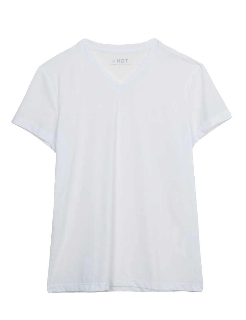 HBT T-SHIRT JORDAN HOMME COL V BLANC
