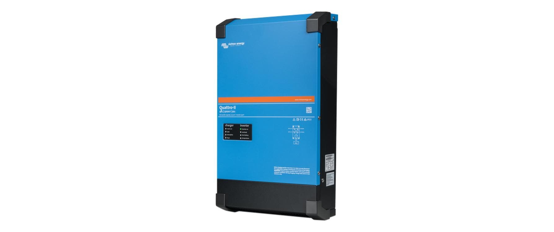 Wechselrichter Energy Quattro II 48/5000/70-50/50<br>Wechselrichter mit 96% Wirkungsgrad