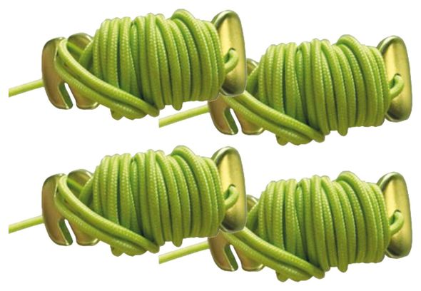 Cordons pour Tentes Vaude Guyline Ultralight (x4) Vert