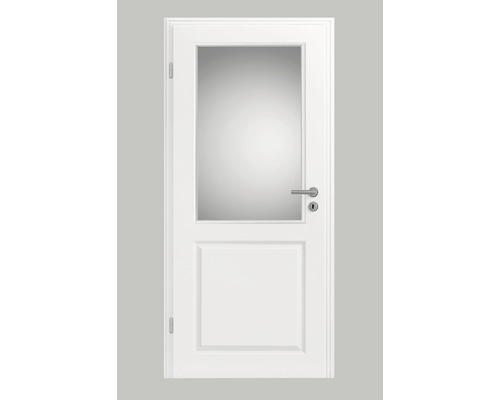 Pertura Pila 03 binnendeur, wit (vergelijkbaar met RAL 9010), 86,0 x 198,5 cm, linksdraaiend met lichtuitsparing (zonder glas)