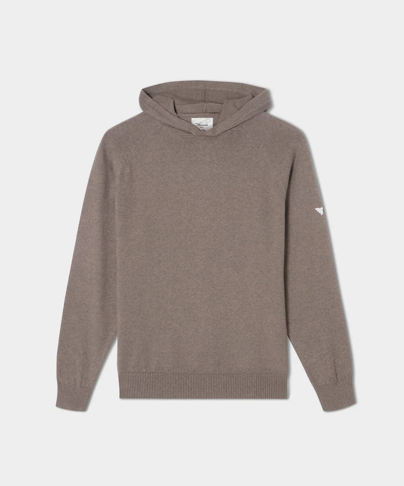 Macade Tech Knit Hoodie Brown