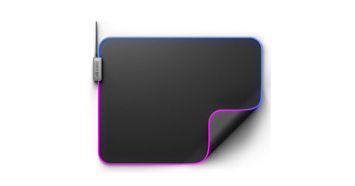 GloriousGMP 2 GLED - XL gaming muismat  (Zwart, RGB)