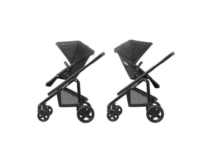 Lila CP 6 M - 4 Y   0 - 22 kg    Einhändiger Klappmechanismus |    Klimaregulierende Matratze |    „Easy-in”-Gurtsystem |    Integriertes Netz |