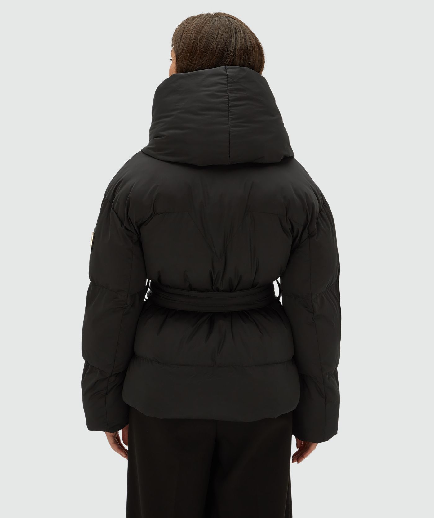 JV-CHARLOTTE oversized puffer jas - black