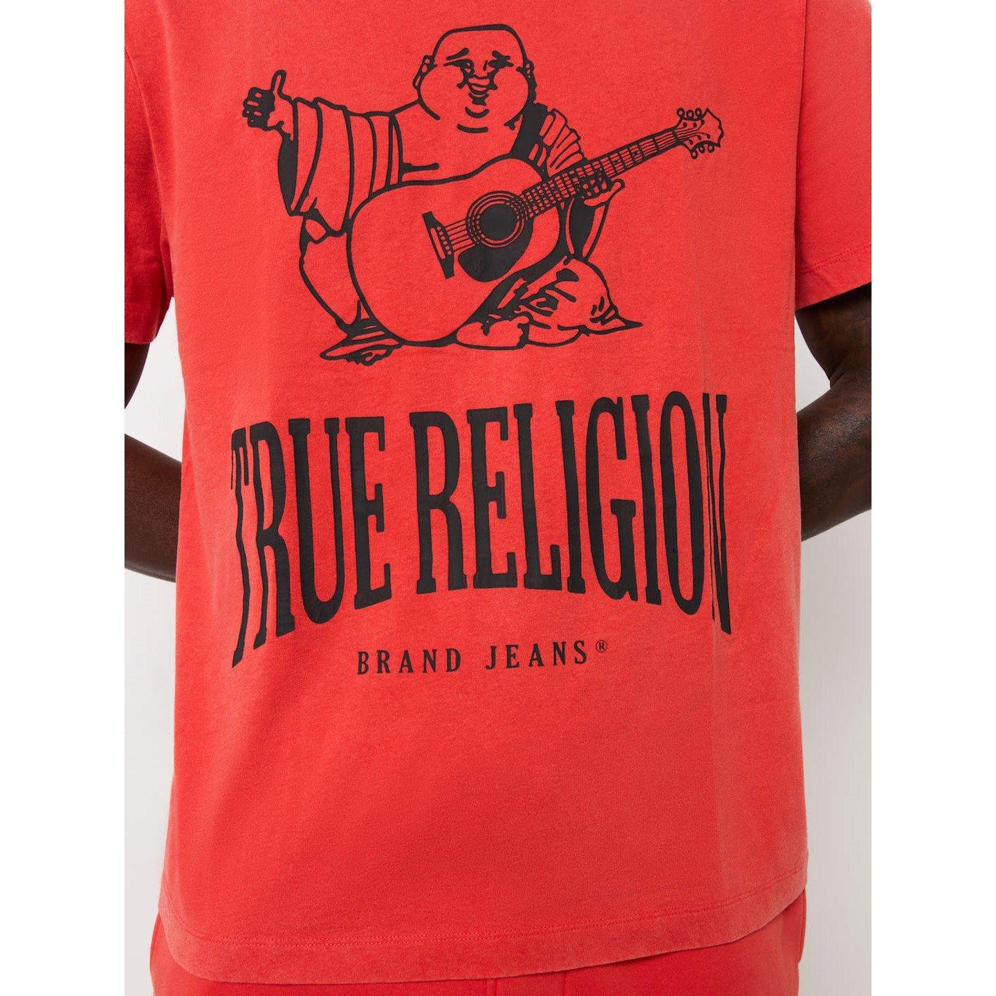 True Religion TR Crackle Vintge T Shirt Mens