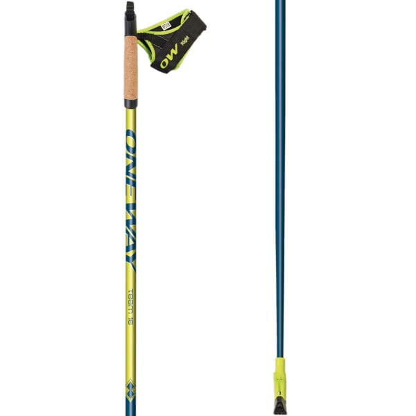Bâton marche nordique ONE WAY ONEWAY TEAM16 BLUE/NEON YELLOW