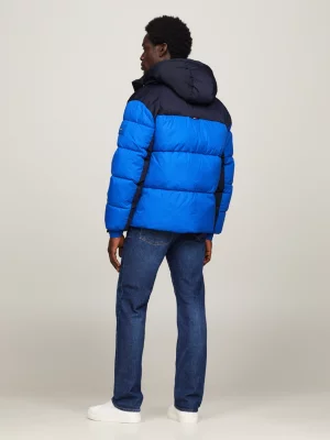 Jaqueta puffer com capuz TH Warm New York