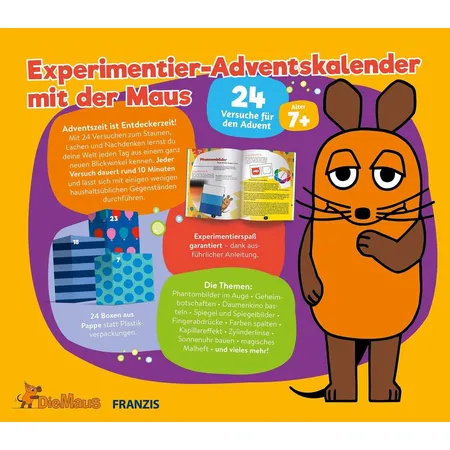 Franzis Experimentier-Adventskalender Sendung mit der Maus