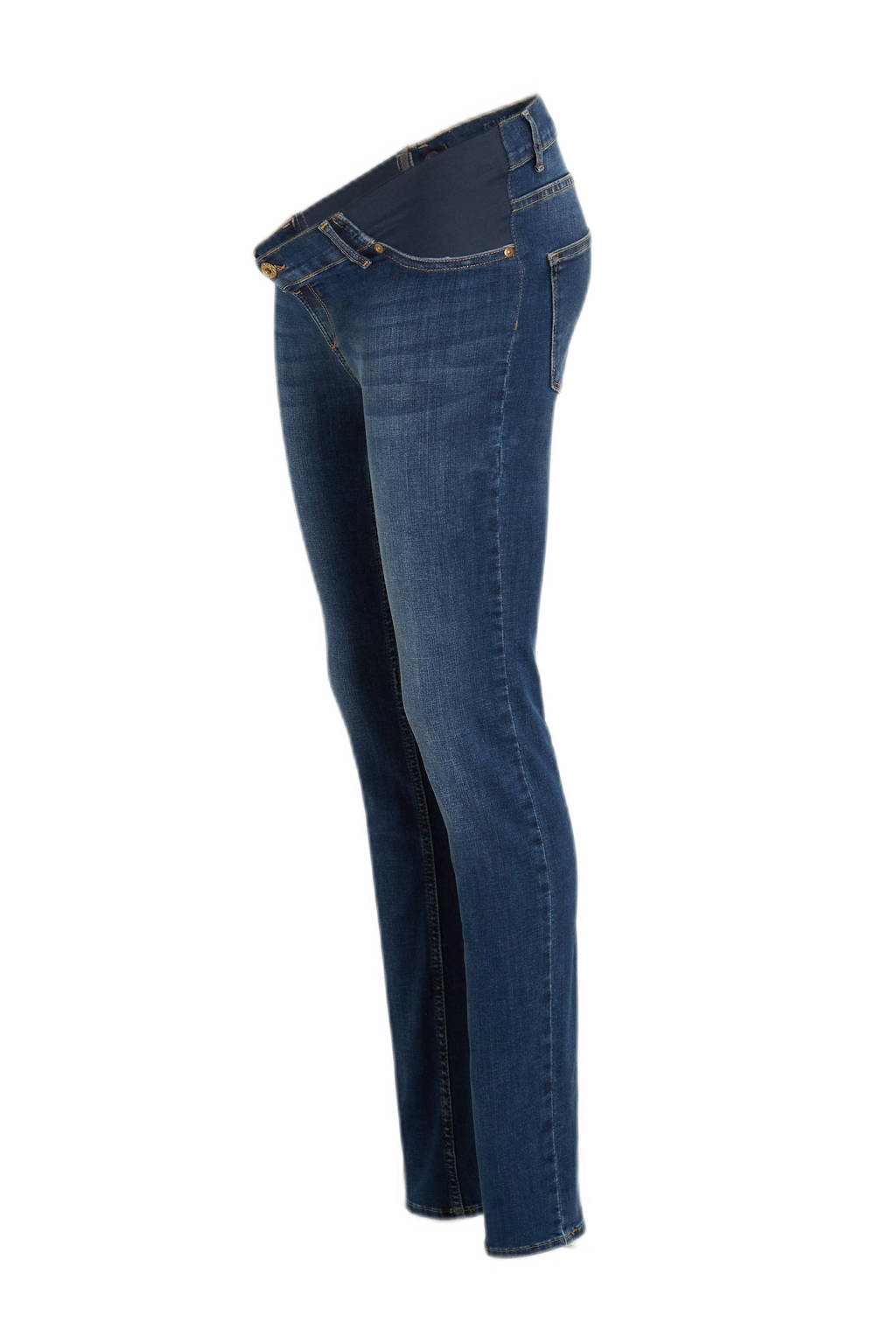 LOVE2WAIT low waist zwangerschaps straight leg jeans stone wash