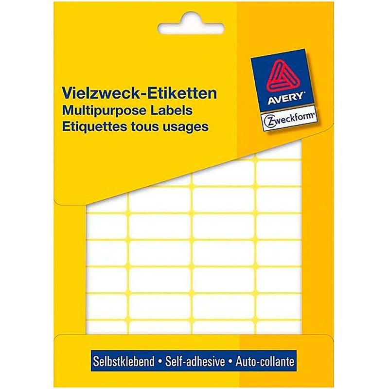 Etiquette multi-usage, 29 x 18 mm, blanc