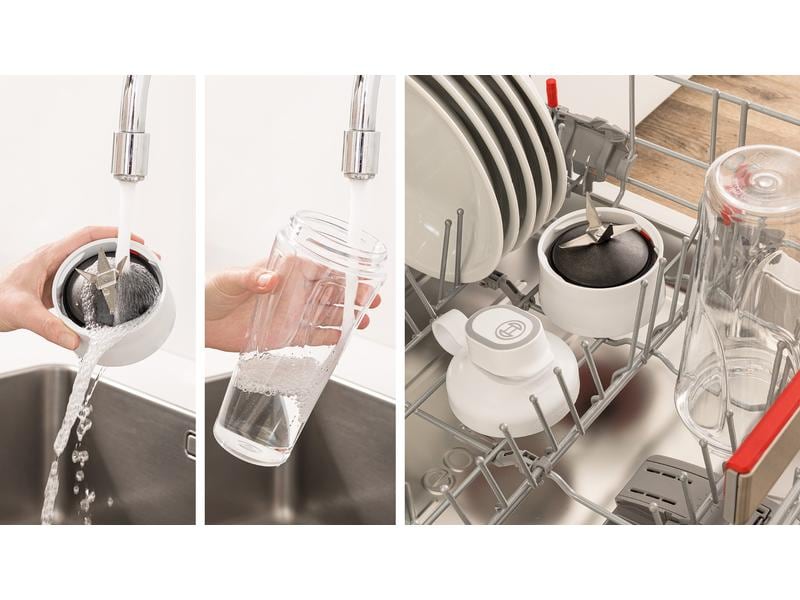 Bosch Standmixer VitaPower MMB2111T Silber/Weiss Kompakter und leistungsstarker Mini-Mixer