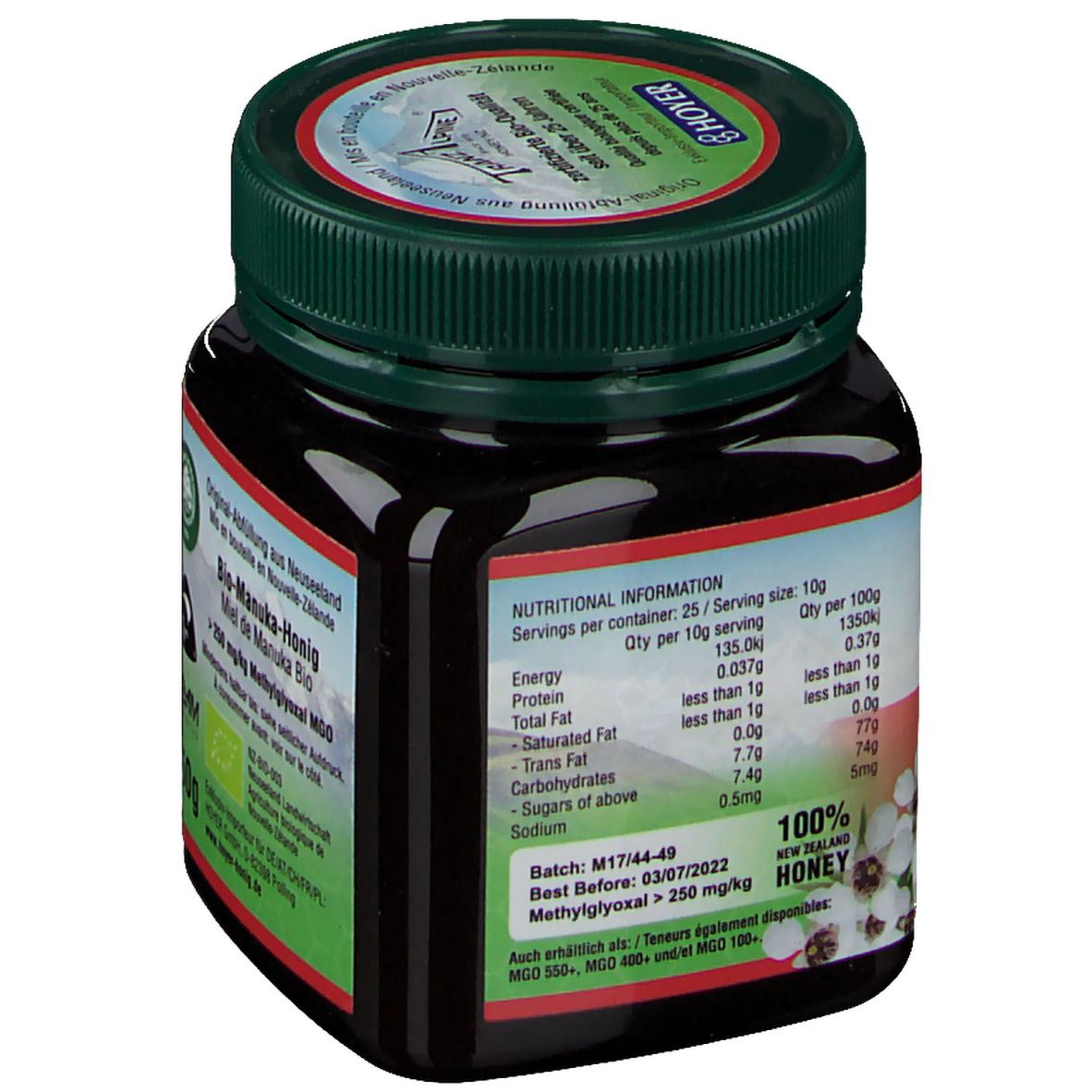 Bio-Manuka-Honig 250+ mg