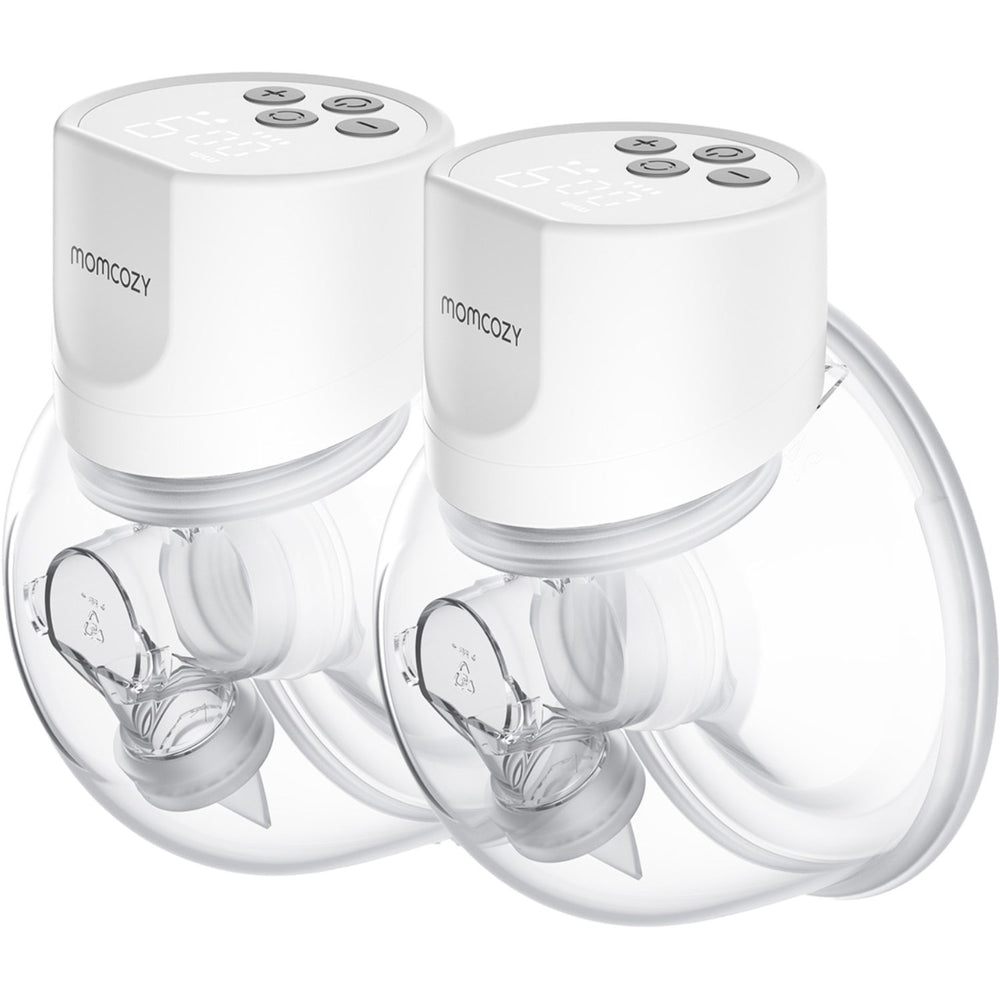 Køb Momcozy White S12 Pro Bærbar Brystpumpe Dobbelt Pak