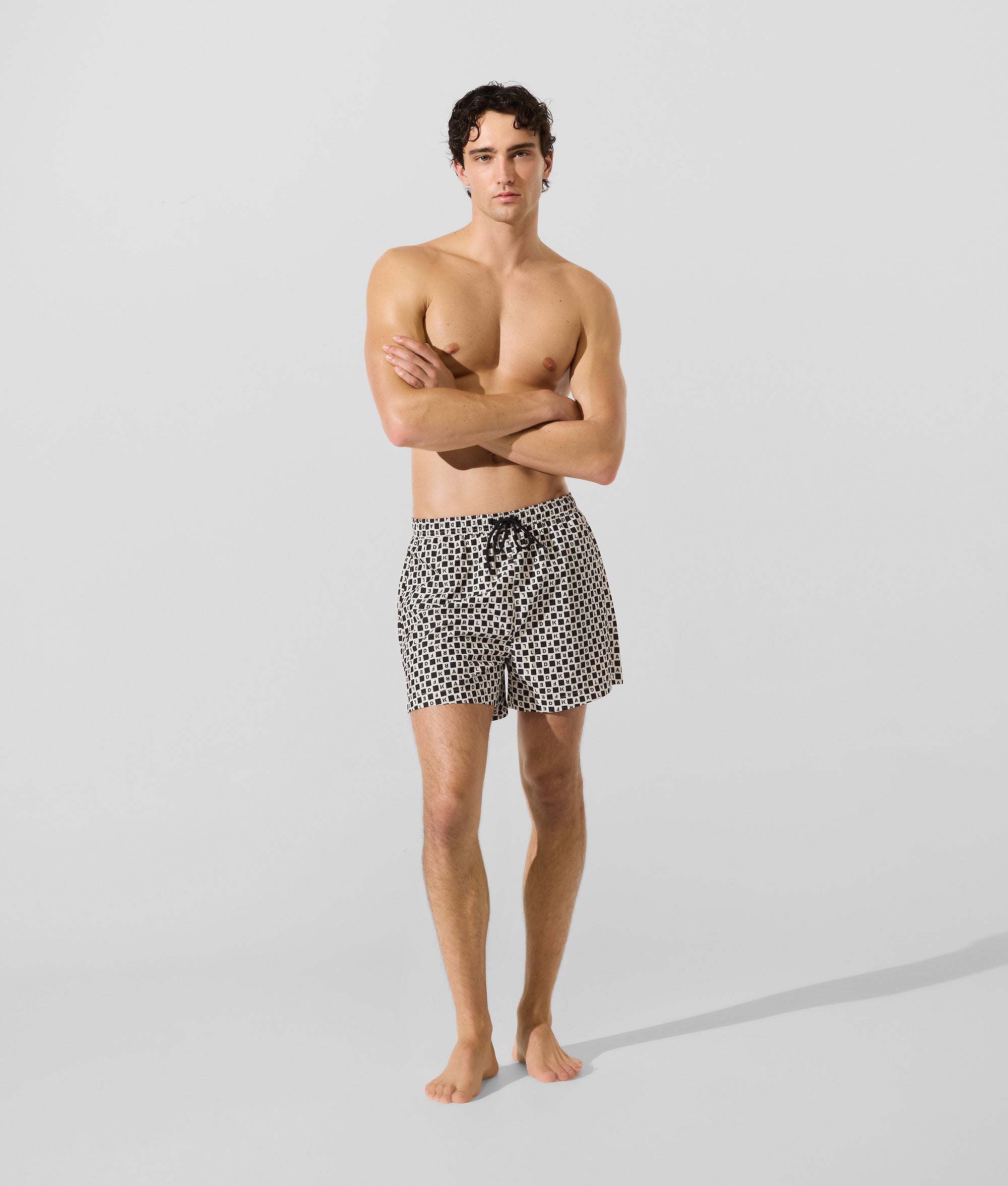 Geruite boardshorts