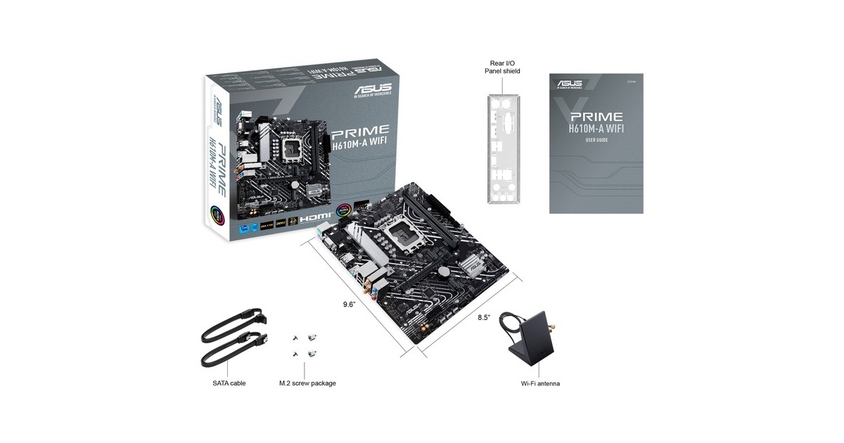 ASUSPRIME H610M-A WIFI socket 1700 moederbord