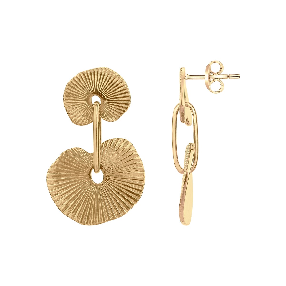 Boucles d'oreilles pendantes en Plaqué Or