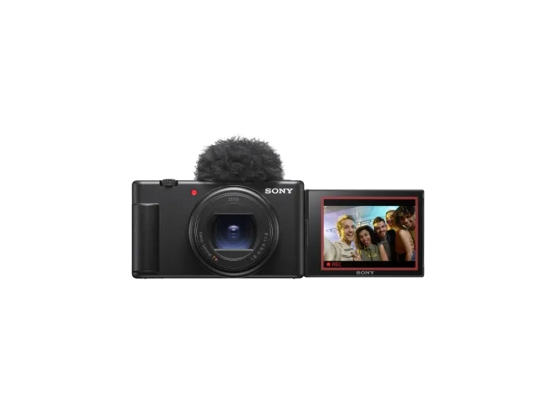 Sony ZV-1M2 - Digitalkamera - kompakt - 20.1 MP - 4K / 29.97 fps - 2.55x optisk zoom - ZEISS - Wi-Fi, Bluetooth - sort