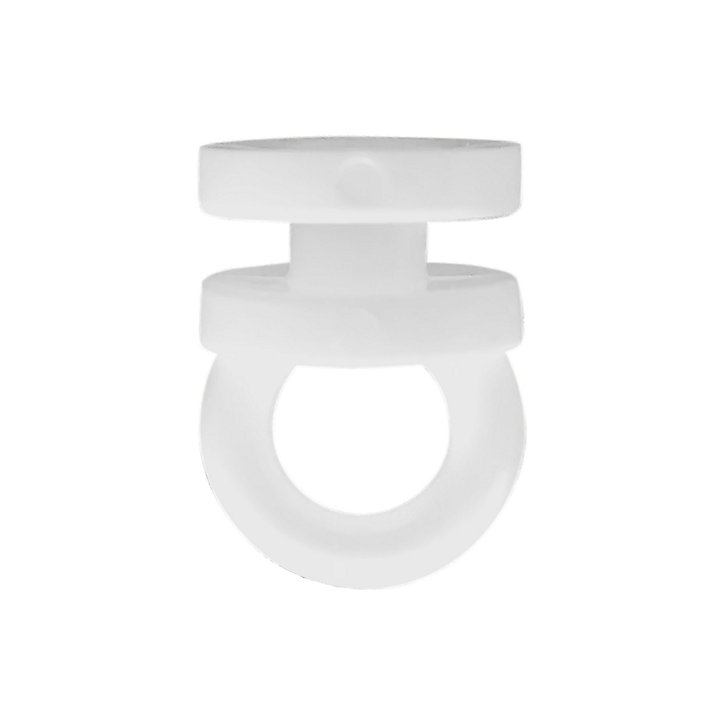 Glisseur pour rail de rideau Orciel en plastique blanc 11 x 10 mm