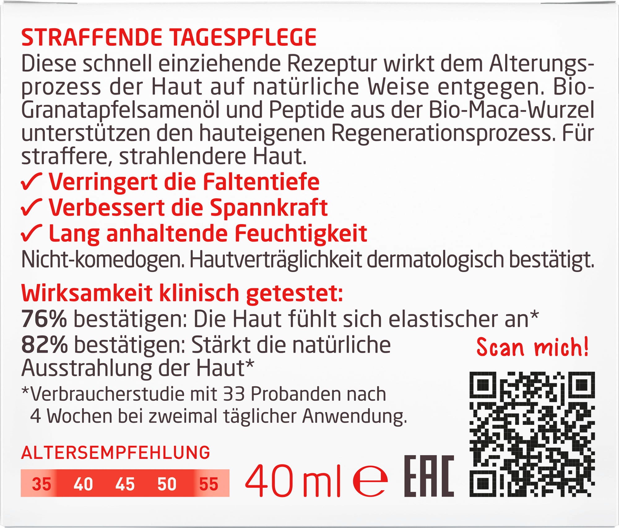 Weleda  Granatapfel & Maca-Peptide Straffende Tagespflege, 40 ml