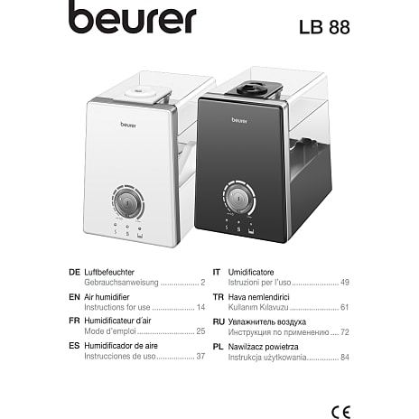Beurer LB089 luftbefugter - hvid