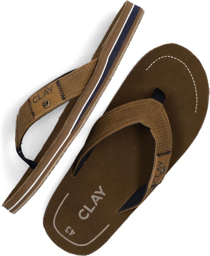 Clay Heren Leren Slippers Stijlvol Comfortabel