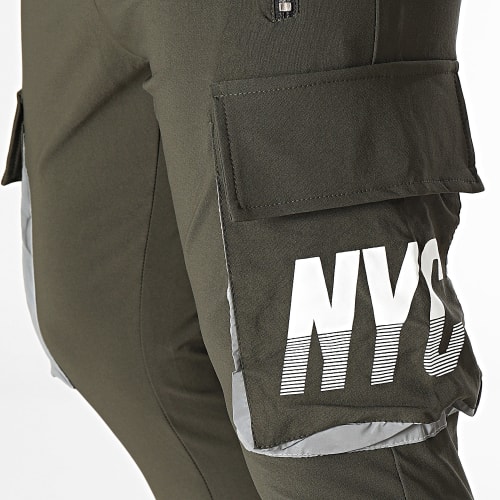 Pantalon Cargo Vert Kaki Foncé